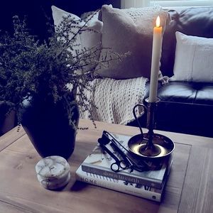 Vintage Heavy Brass Candle Stick